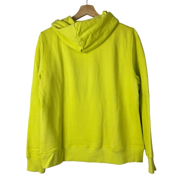 Amazon Essentials Bright Yellow Green Hoodie Sweatshirt M - Picture 2 of 4